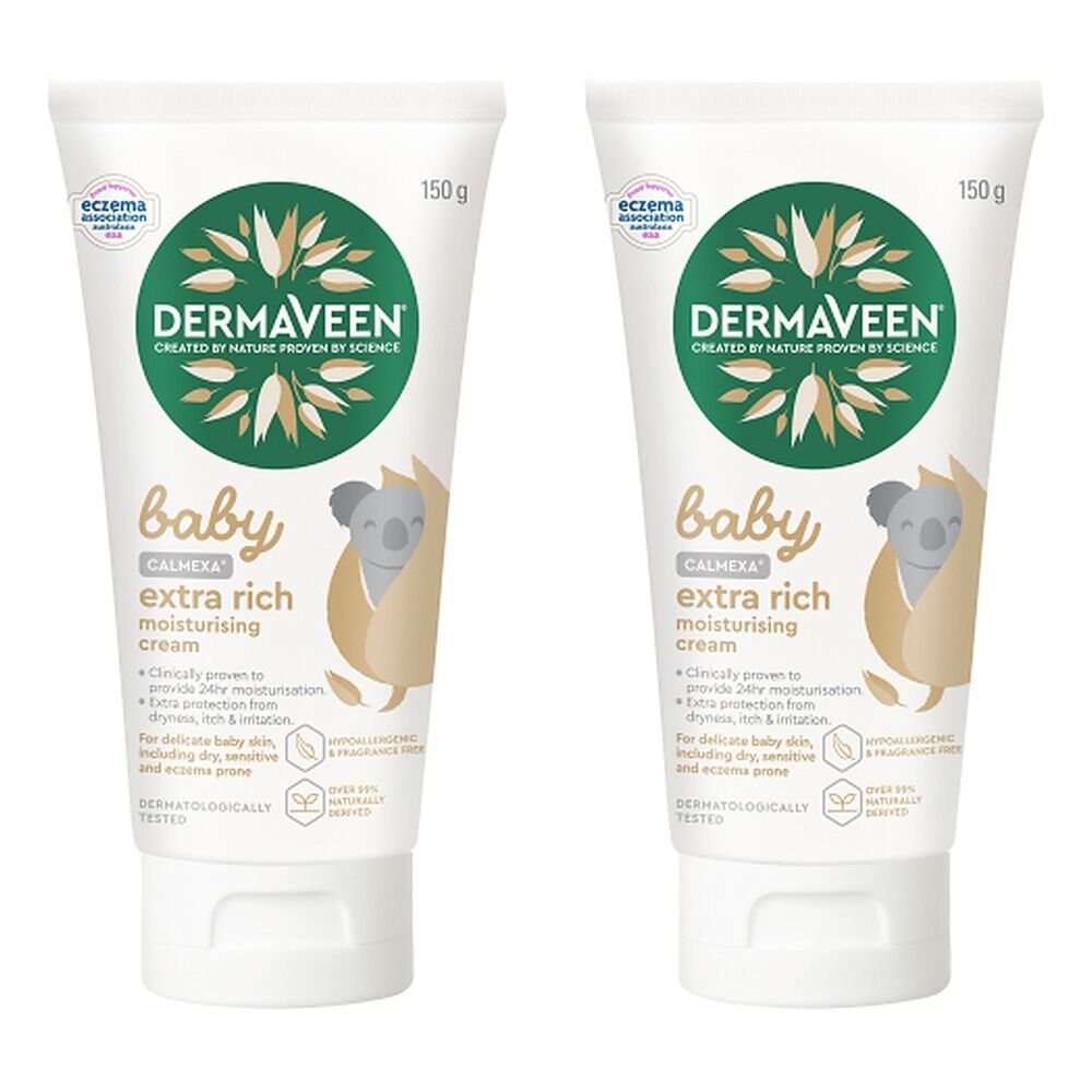 DermaVeen Baby Calmexa Extra Rich Moisturising Cream 150g Pack of 2