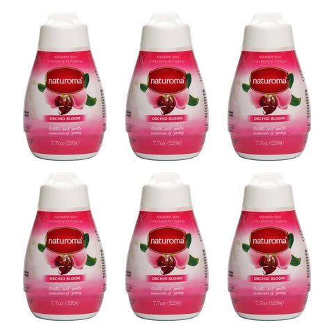 Naturoma Air Freshener Solid Gel Orchid Bloom 220g Pack of 6