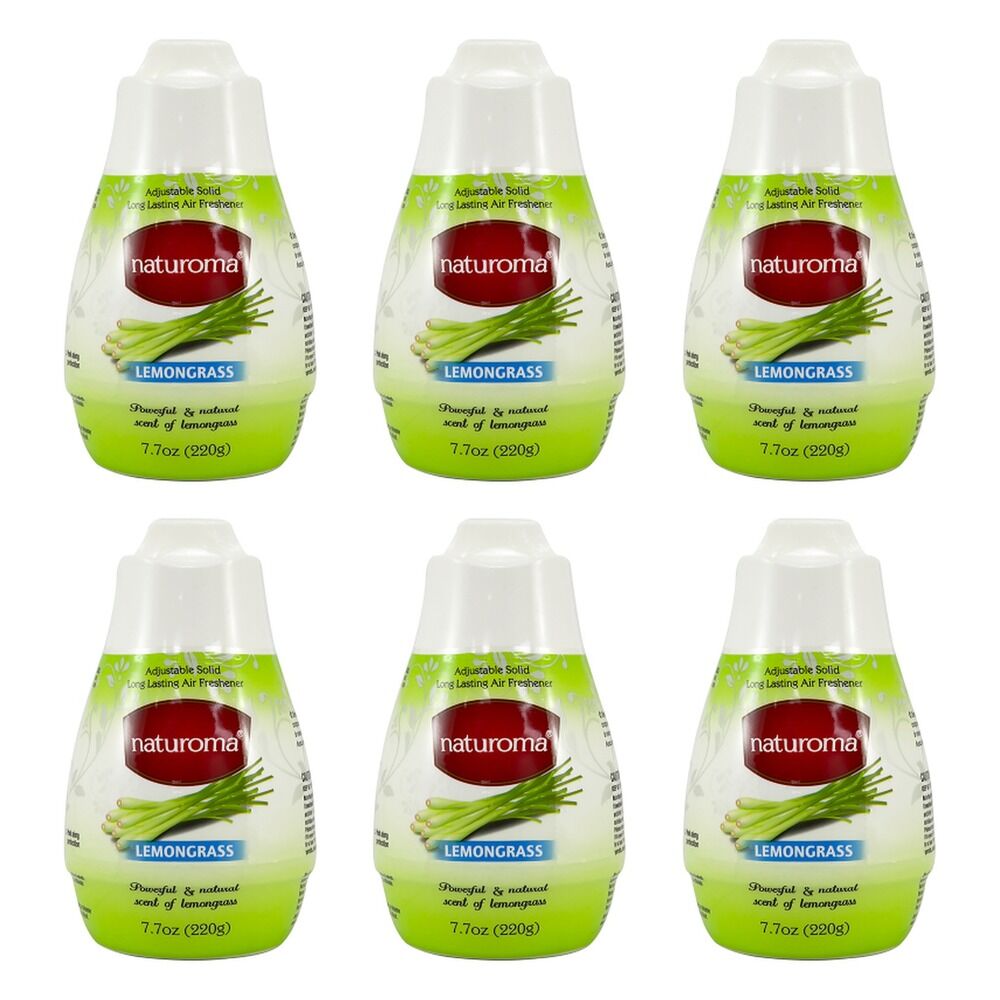 Naturoma Air Freshener Solid Gel Lemongrass 220g Pack of 6