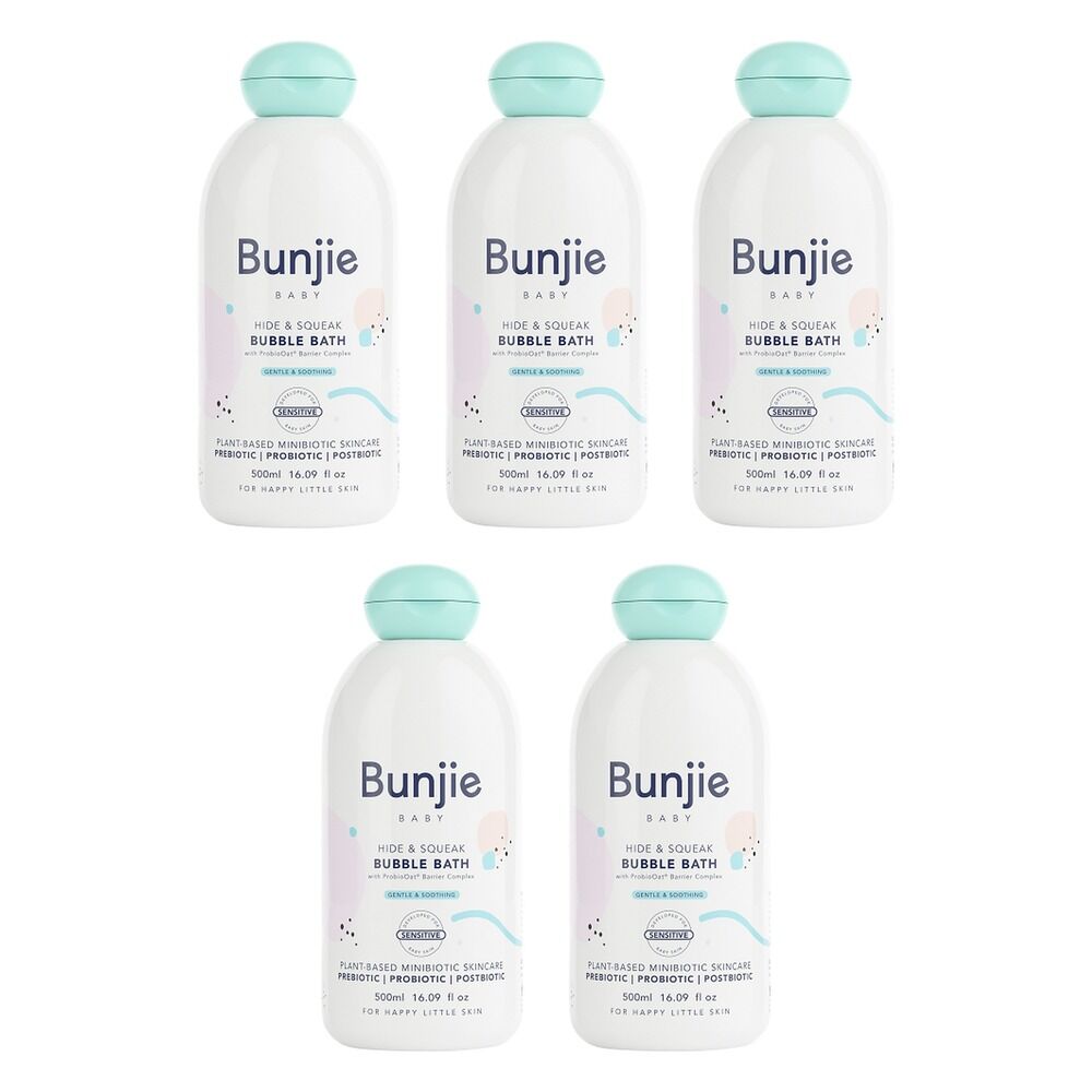 Bunjie Baby Bubble Bath 500mL Pack of 5