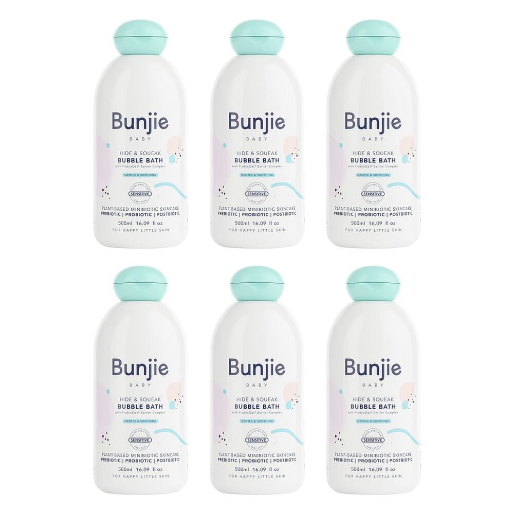 Bunjie Baby Bubble Bath 500mL Pack of 6