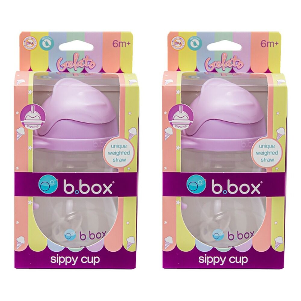B.Box Sippy Cup Boysenberry 240mL Pack of 2
