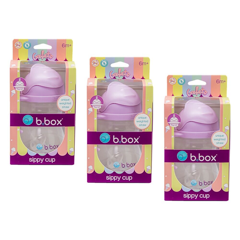 B.Box Sippy Cup Boysenberry 240mL Pack of 3
