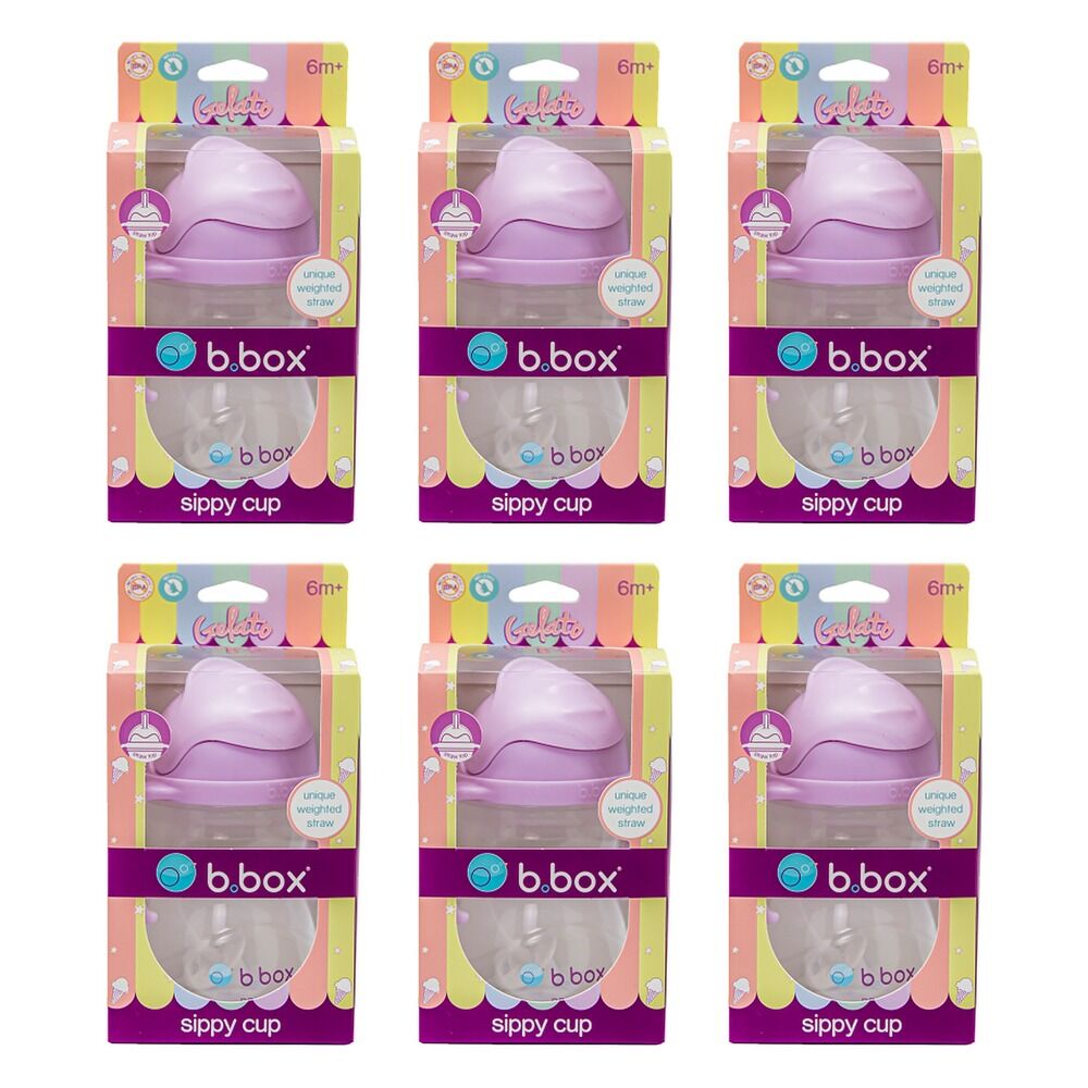 B.Box Sippy Cup Boysenberry 240mL Pack of 6