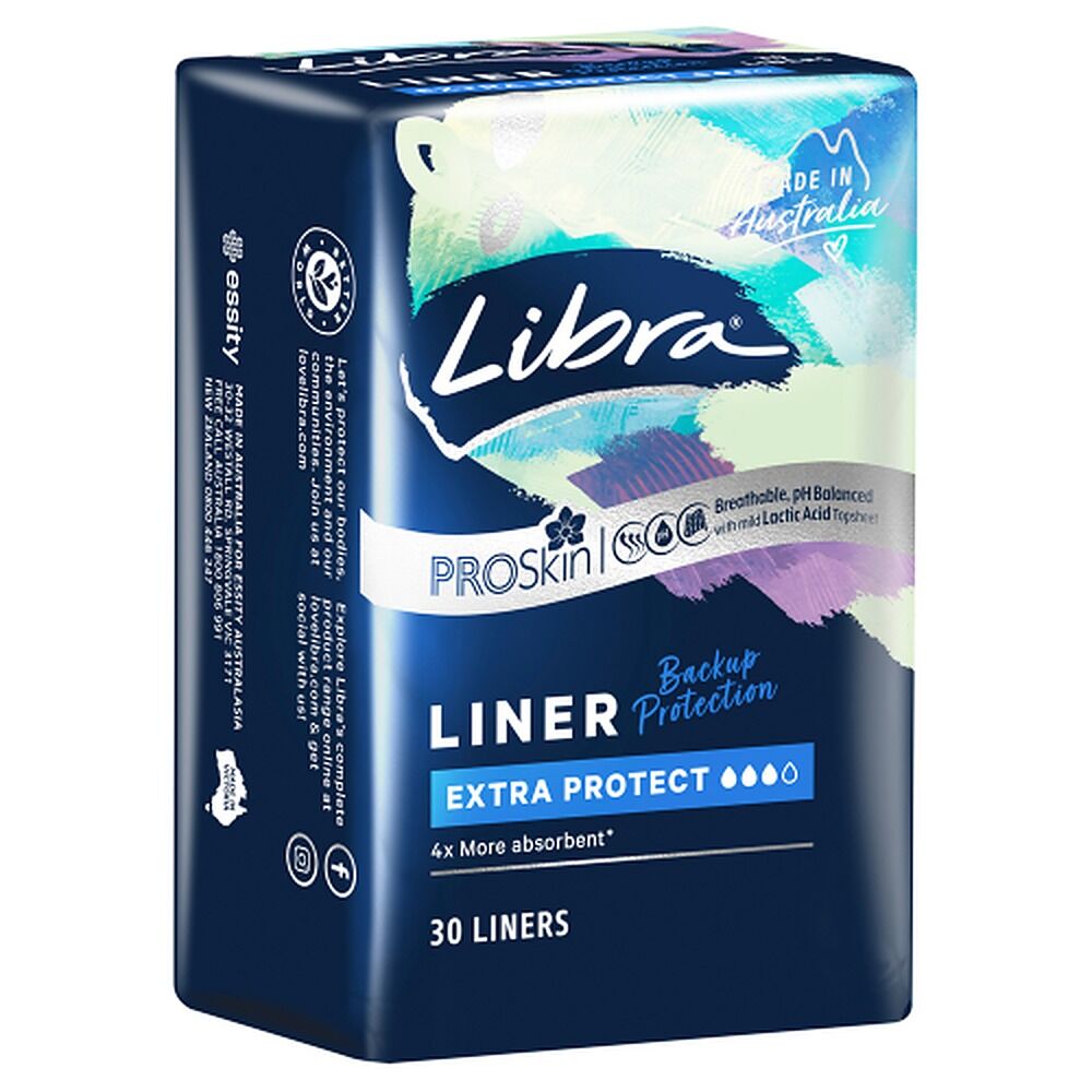 Libra Extra Protect Liners ProSkin 30 Pack x 6