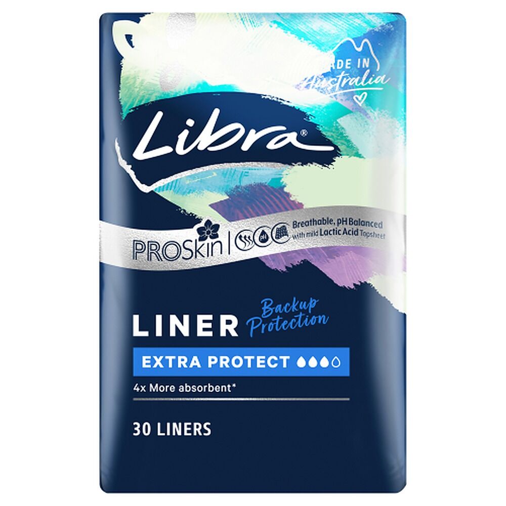 Libra Extra Protect Liners ProSkin 30 Pack x 6