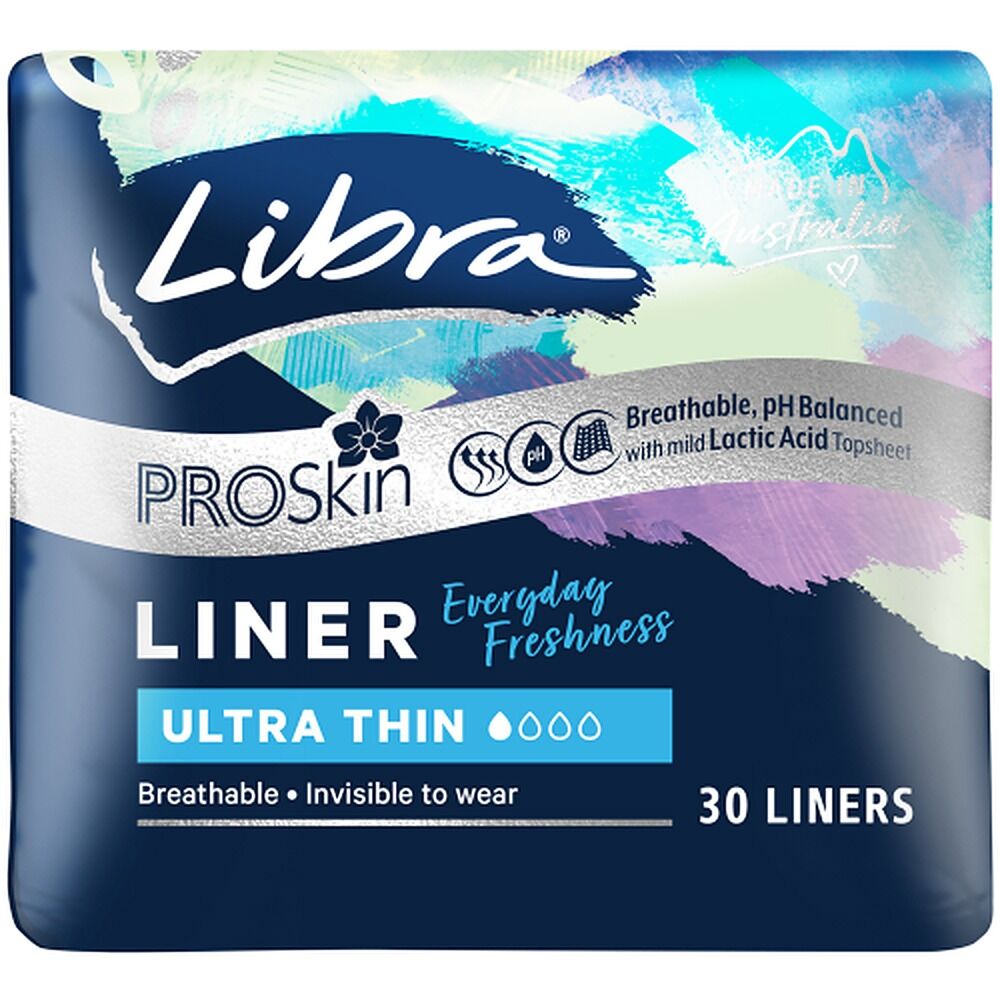 Libra Ultra Thin ProSkin Liners 30 Pack x 6