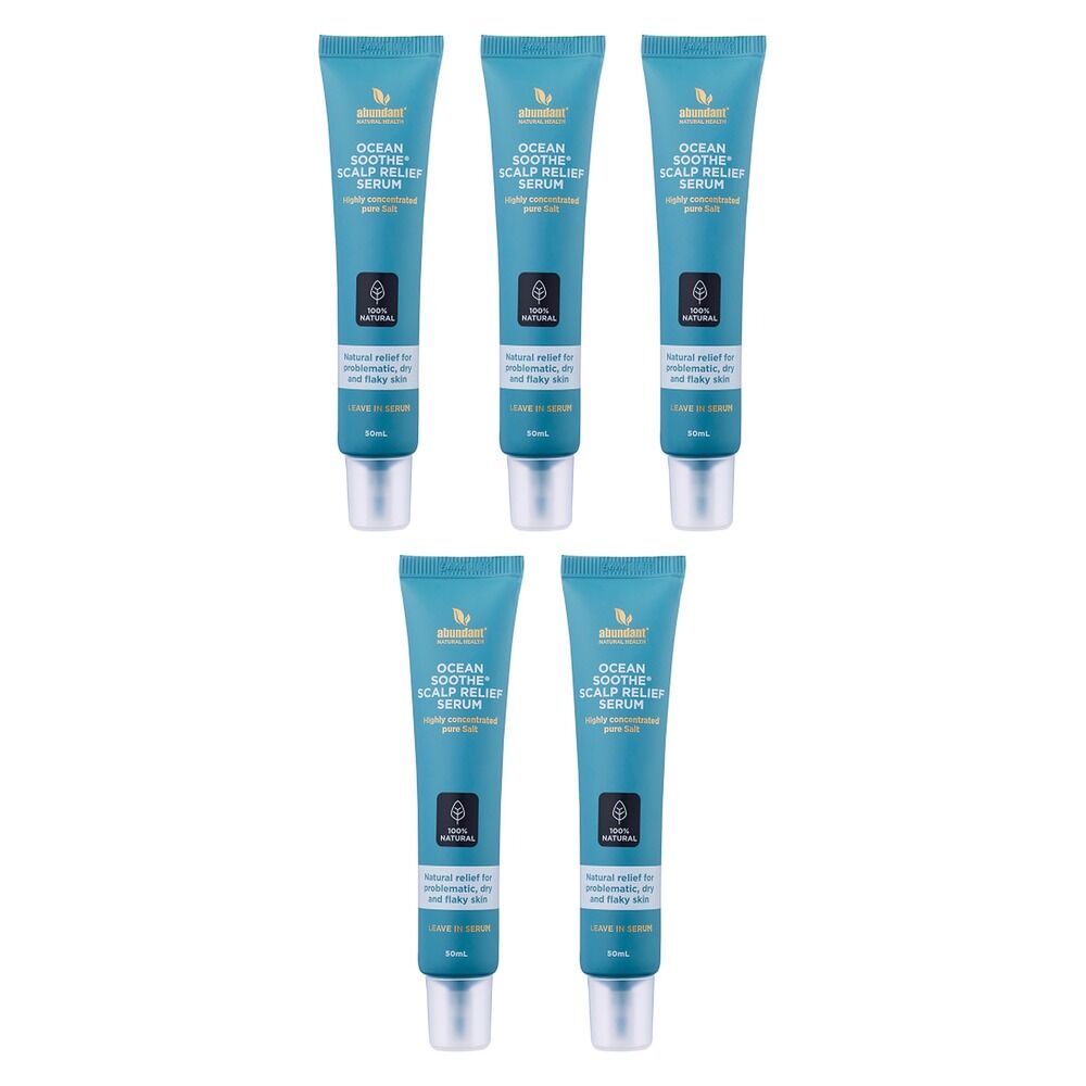 Abundant Natural Health Ocean Soothe Scalp Relief Serum 50mL Pack of 5