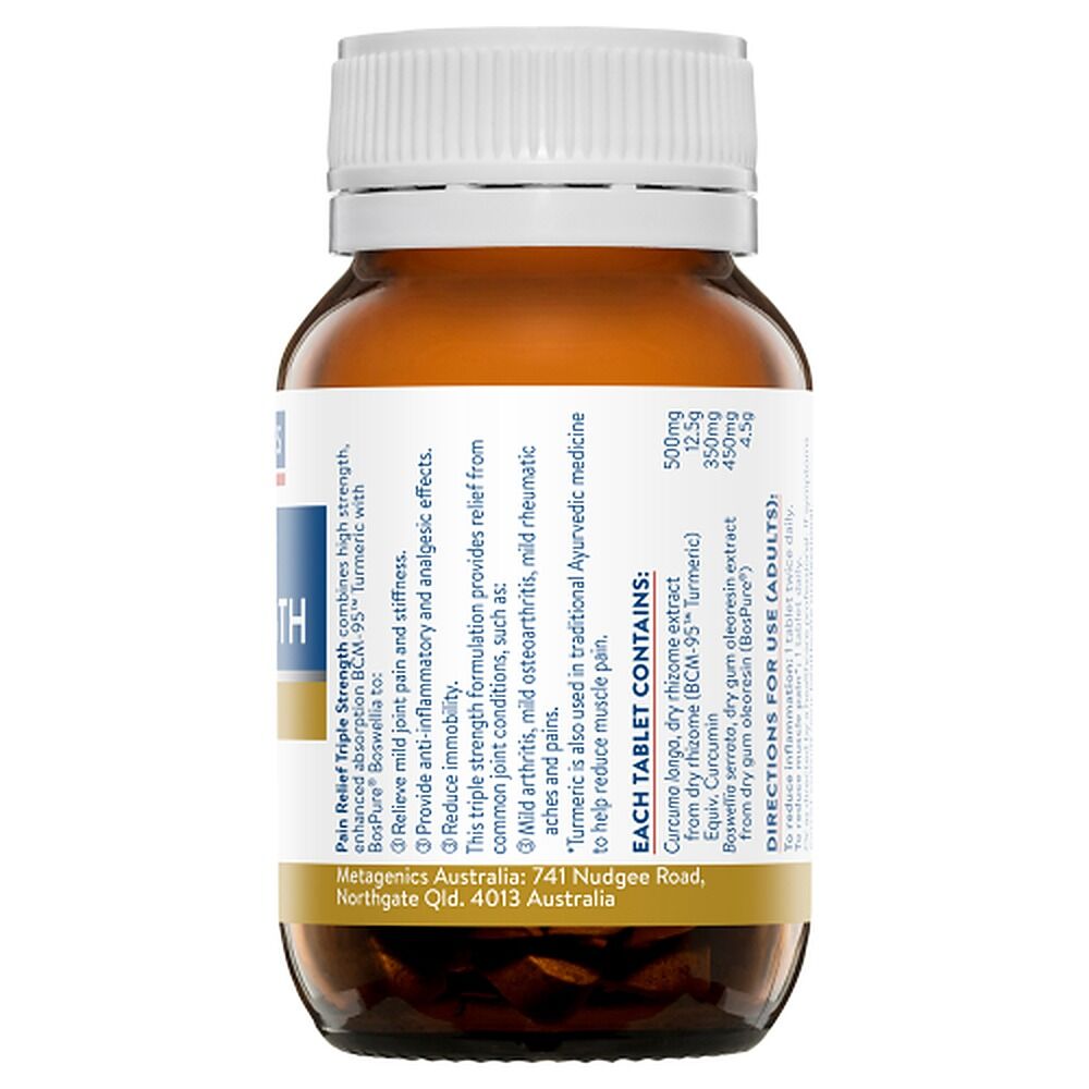 Ethical Nutrients Pain Relief Triple Strength 30 Tablets