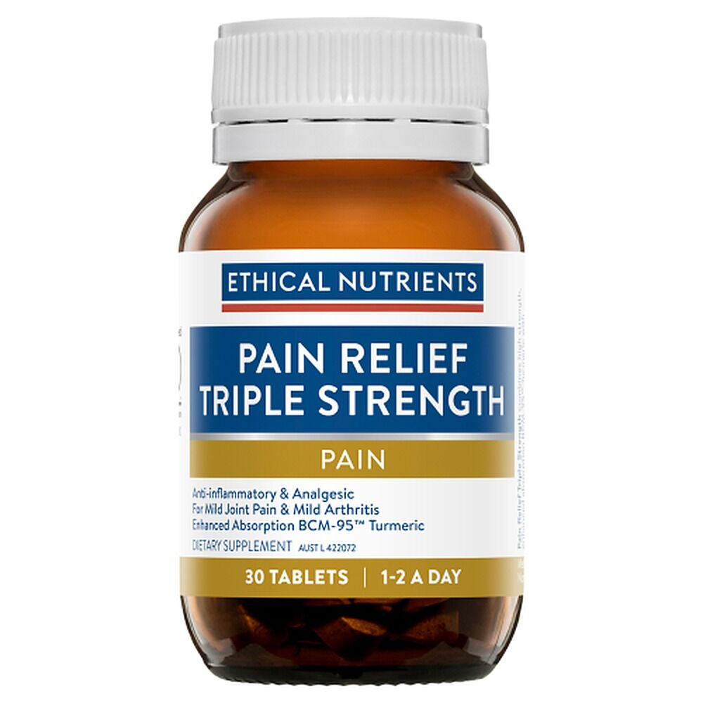 Ethical Nutrients Pain Relief Triple Strength 30 Tablets