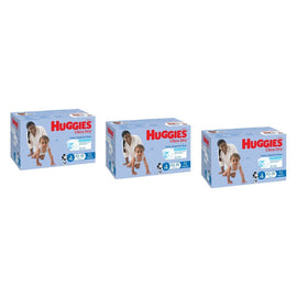 Huggies Jumbo UltraDry Nappies Toddler Boy 72 Pack Bundle of 3
