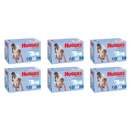 Huggies Jumbo UltraDry Nappies Toddler Boy 72 Pack Bundle of 6