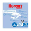 Huggies Jumbo UltraDry Nappies Toddler Boy 72 Pack