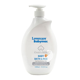 Lovercare Babymac Goat's Milk Baby Bath and Rice 1L x 3