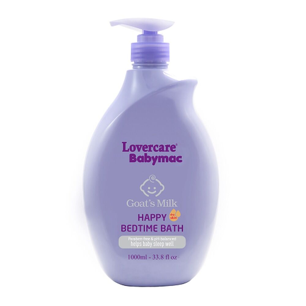 Lovercare Babymac Goat's Milk Bedtime Bath 1L x 3