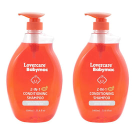 Lovercare Babymac 2in1 Conditioning Shampoo 1 L x 3 Bundle of 2