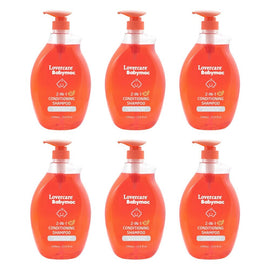 Lovercare Babymac 2in1 Conditioning Shampoo 1 L x 3 Bundle of 6