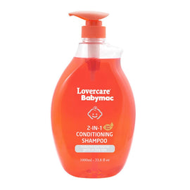 Lovercare Babymac 2in1 Conditioning Shampoo 1 L x 3