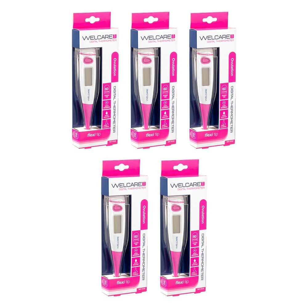 Welcare Digital Ovulation Thermometer Pack of 5