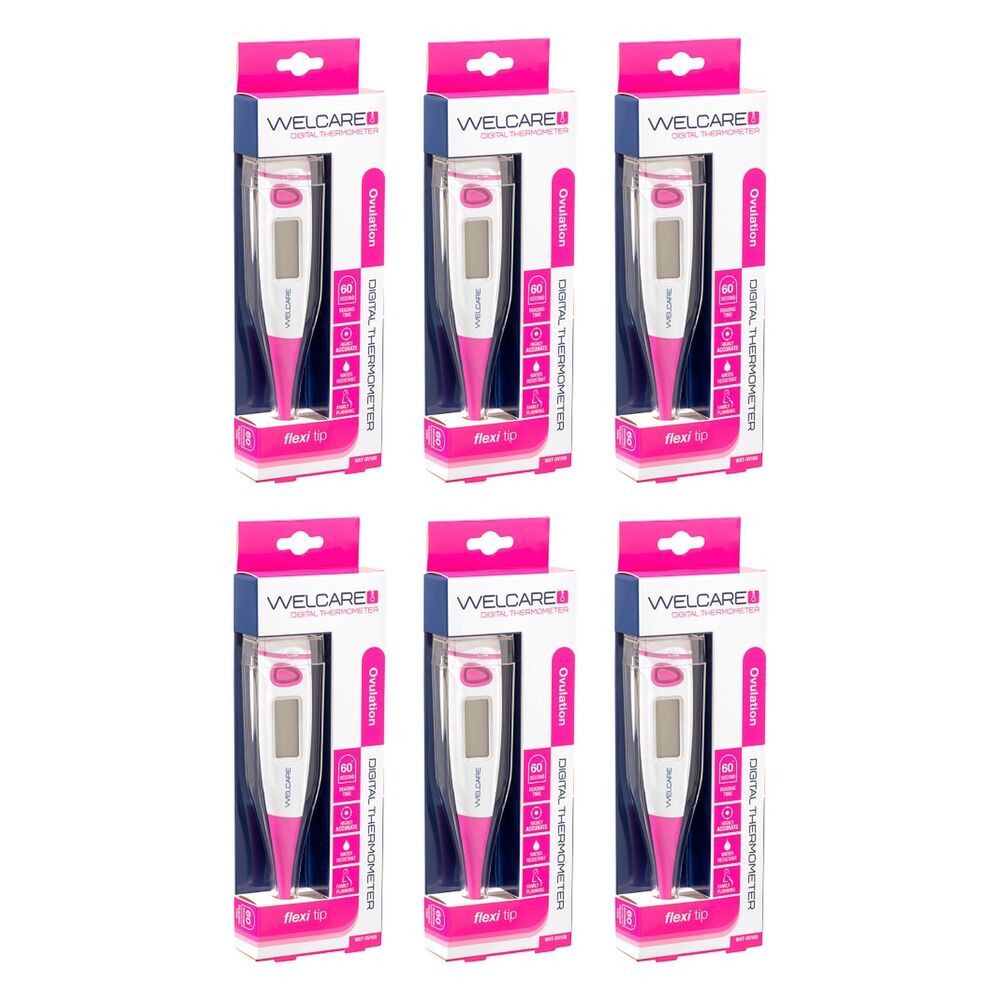 Welcare Digital Ovulation Thermometer Pack of 6