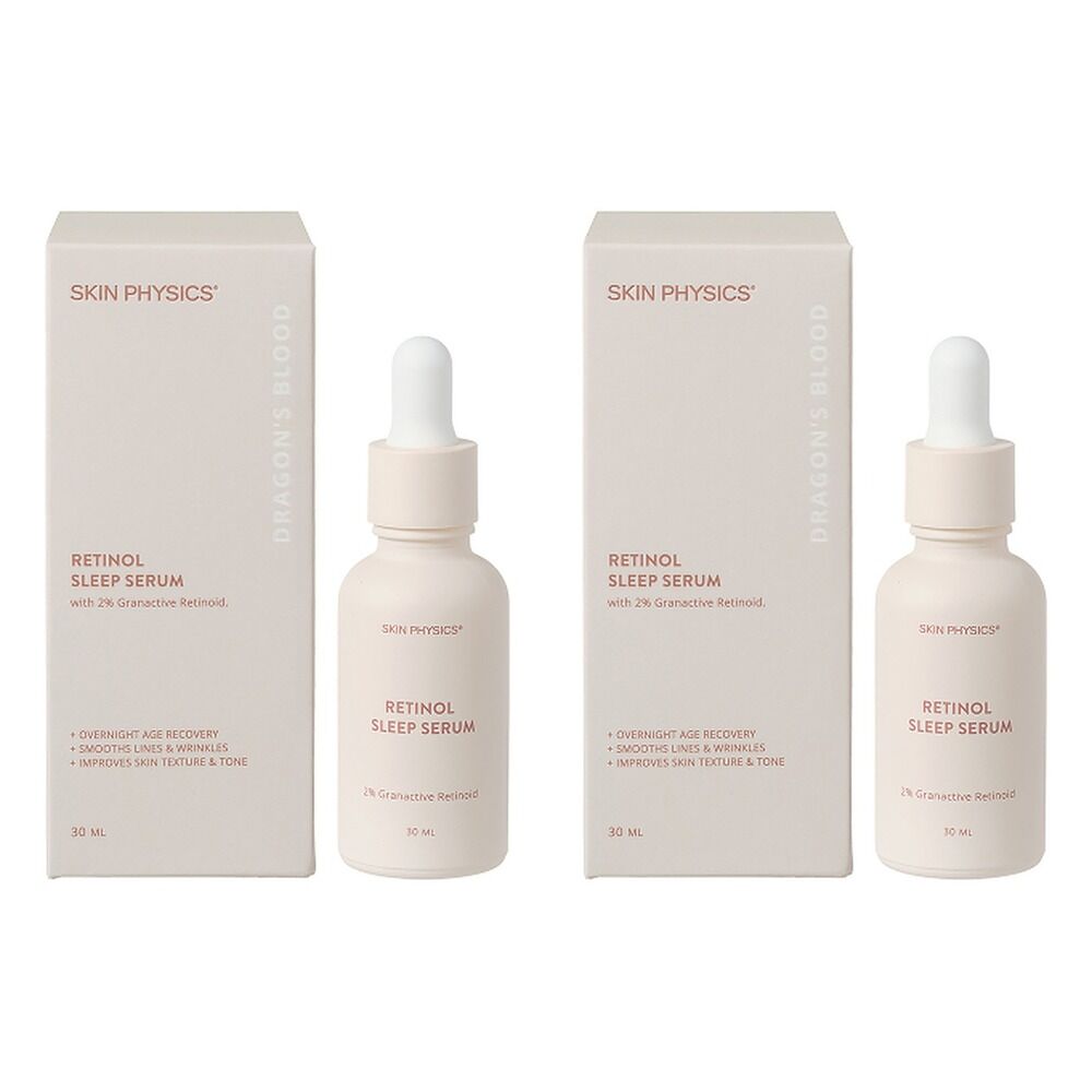 Skin Physics Dragon's Blood Retinol Sleep Serum 30mL Pack of 2