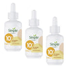 Simple 10% Vitamins C+E+F Booster Serum 30mL Pack of 3