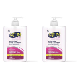 Ego Aqium Antibacterial Hand Sanitiser Ultra Hydrating 1L Pack of 2
