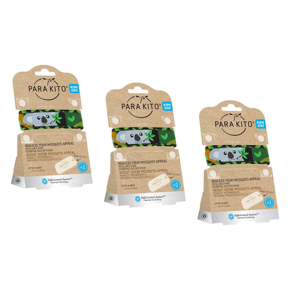 Para'Kito Kids Koala Wristband Pack of 3