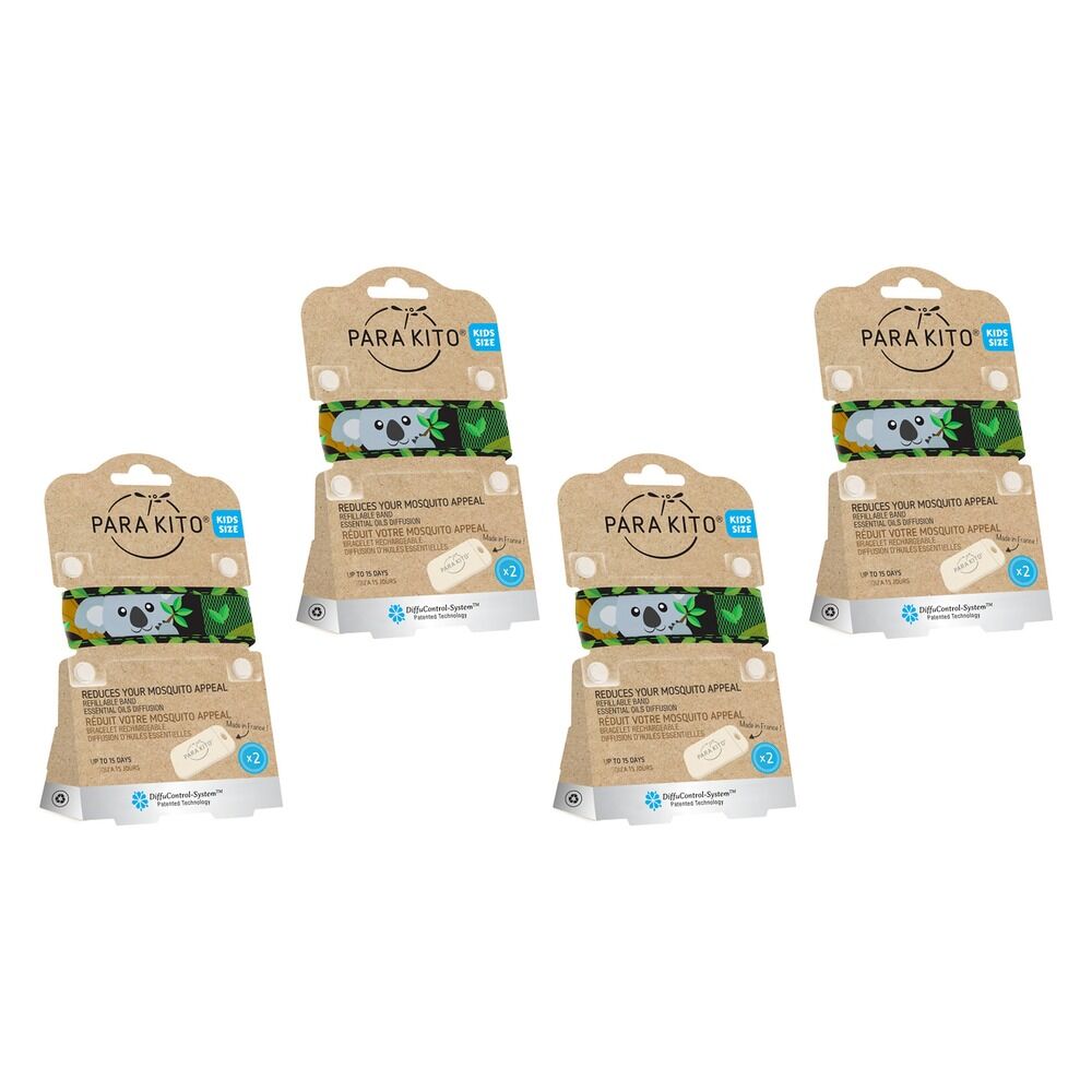 Para'Kito Kids Koala Wristband Pack of 4