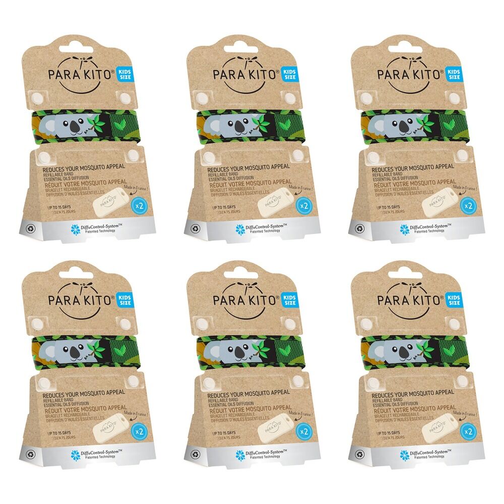 Para'Kito Kids Koala Wristband Pack of 6
