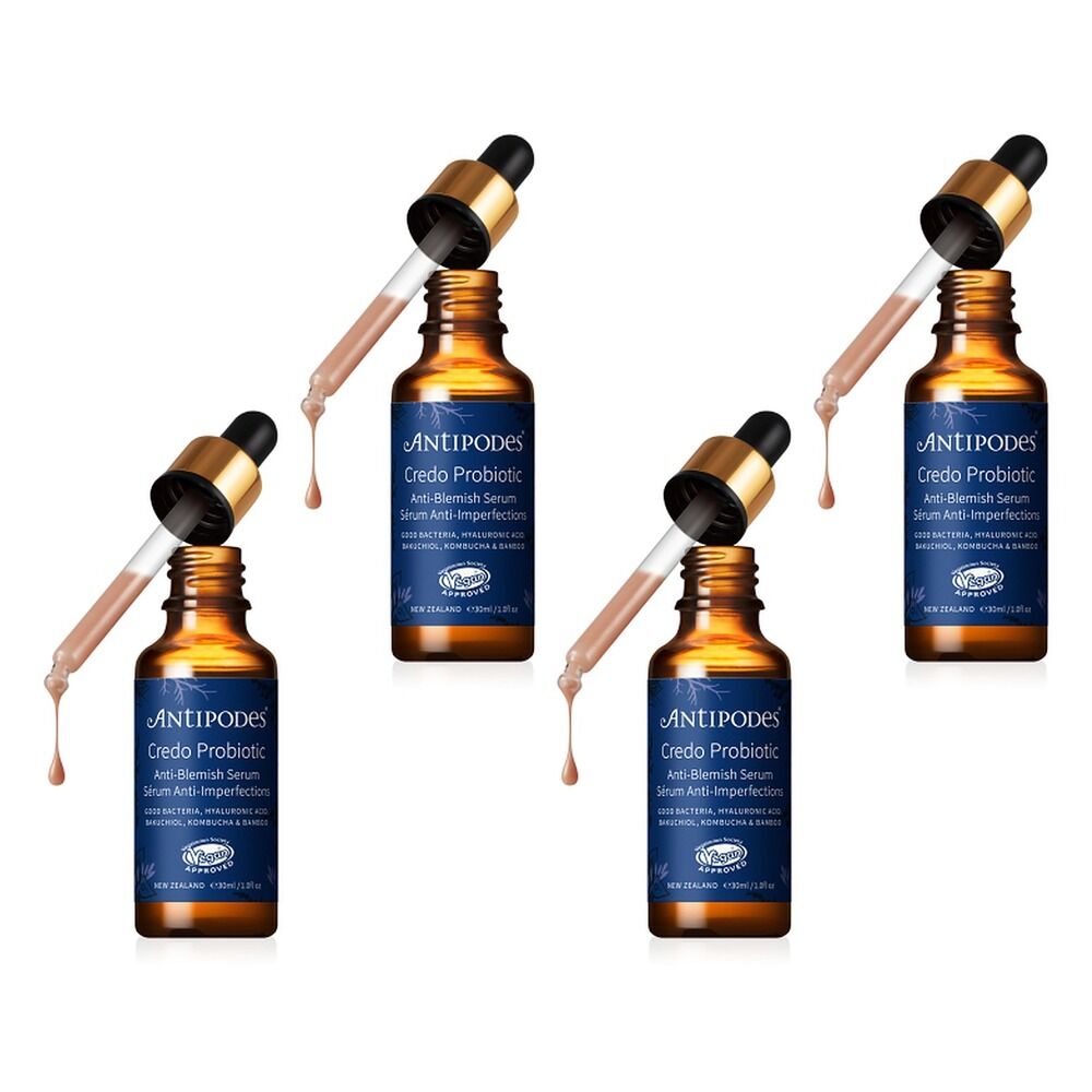 Antipodes Credo Probiotic Anti-Blemish Serum 30mL Pack of 4