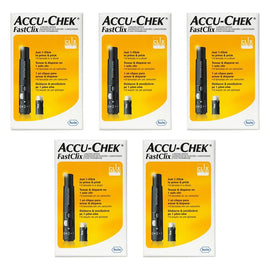 Accu-Chek FastClix Lancing Device Pack of 5