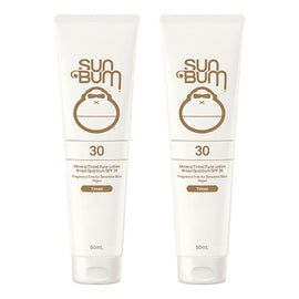 Sun Bum Mineral Tinted Face Lotion SPF30 50mL Pack of 2
