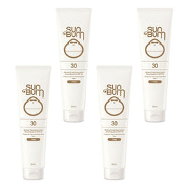 Sun Bum Mineral Tinted Face Lotion SPF30 50mL Pack of 4