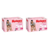 Huggies Jumbo UltraDry Nappies Toddler Girl 72 Pack Bundle of 2