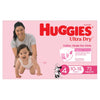 Huggies Jumbo UltraDry Nappies Toddler Girl 72 Pack