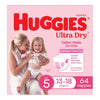 Huggies Nappies Walker Girl 64 Pack