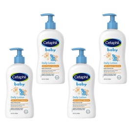 Cetaphil Baby Daily Lotion with Organic Calendula 400mL Pack of 4
