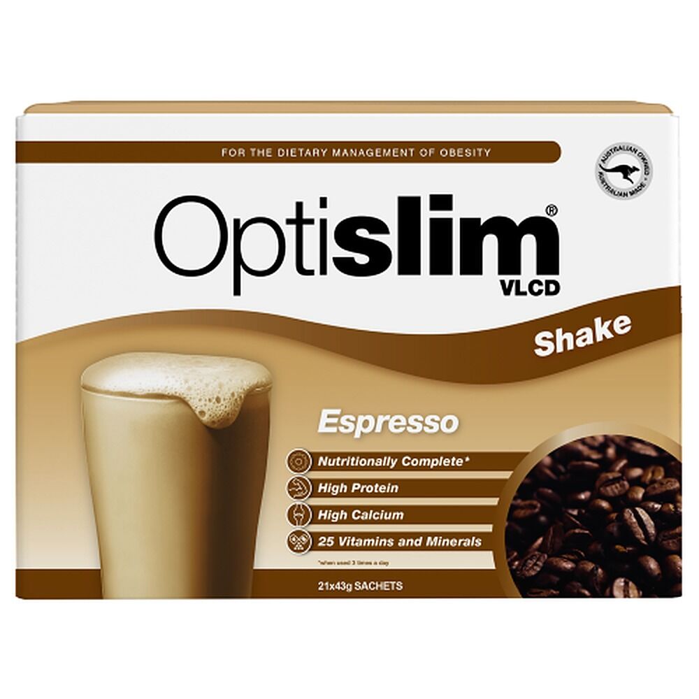 Optislim VLCD Shake Espresso 21 x 43g