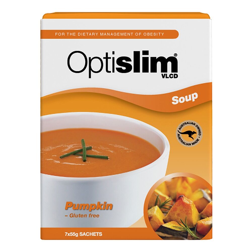Optislim VLCD Soup Creamy Pumpkin 7 x 55g