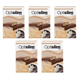Optislim VLCD Cookies & Cream Bar 5 x 60g Pack of 5