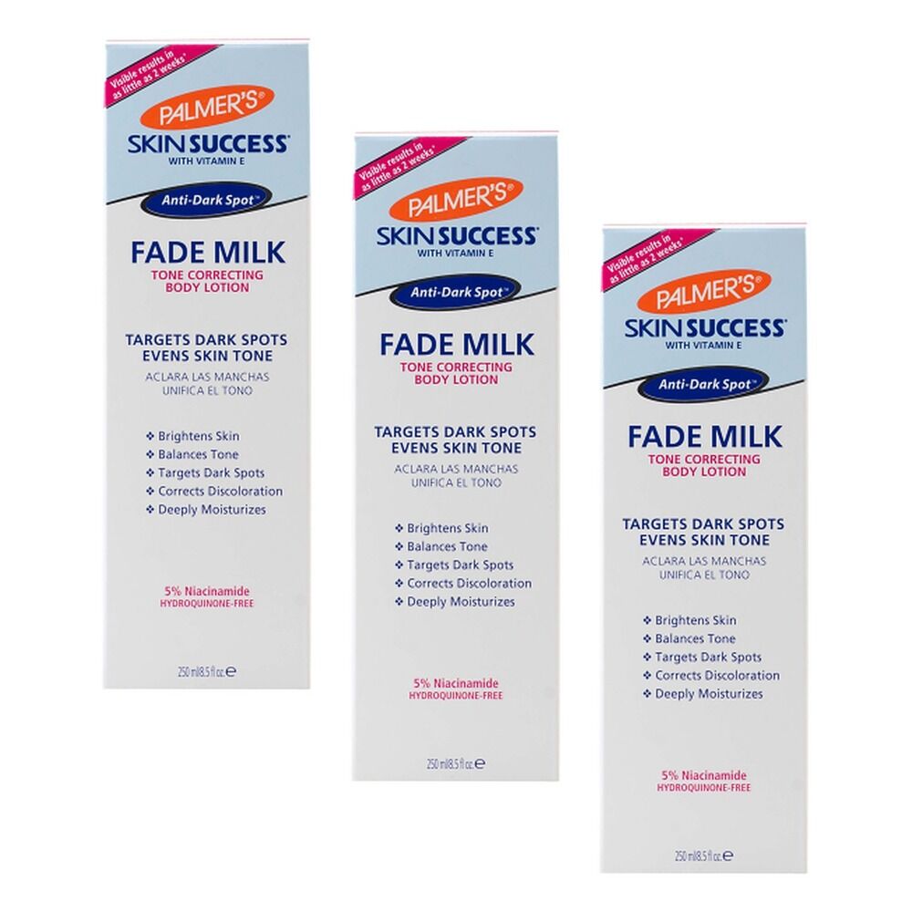 Palmer's Skin Success Fade Milk Tone Correcting Body Lotion 250mL Pack of 3