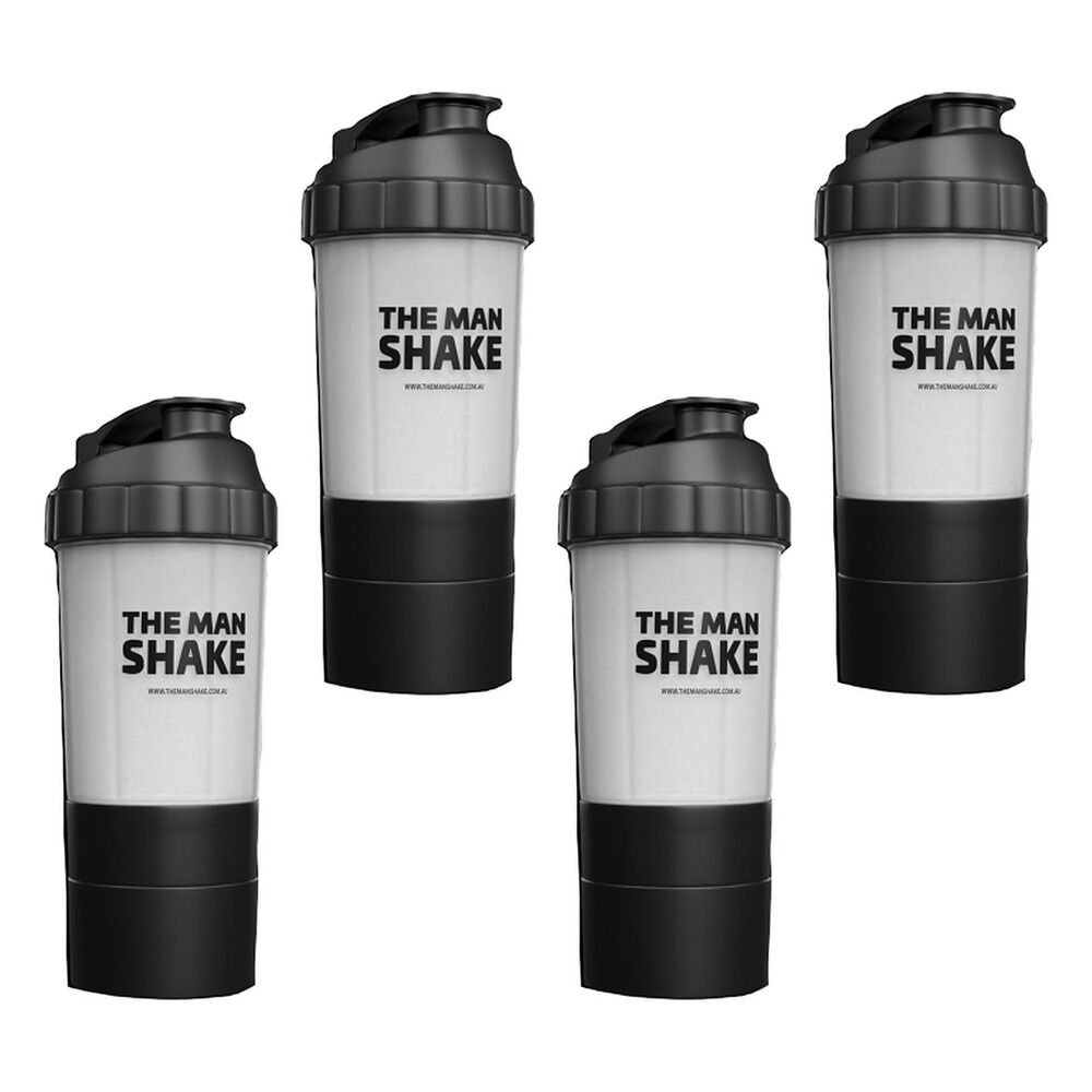 The Man Shake Shaker 600mL Pack of 4
