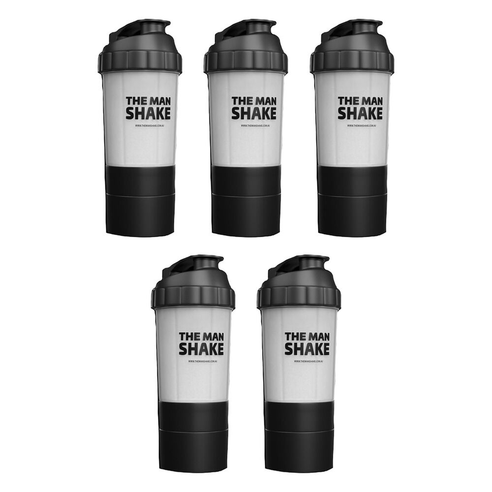 The Man Shake Shaker 600mL Pack of 5