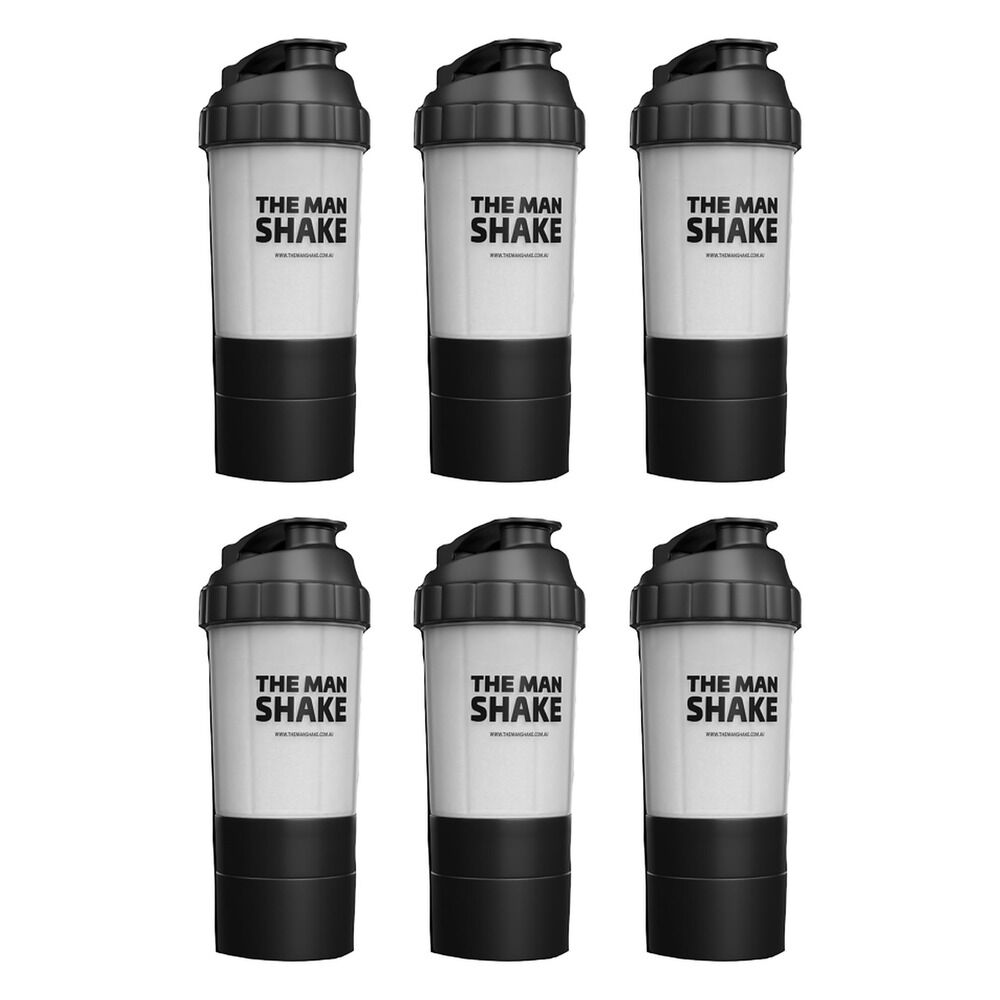 The Man Shake Shaker 600mL Pack of 6