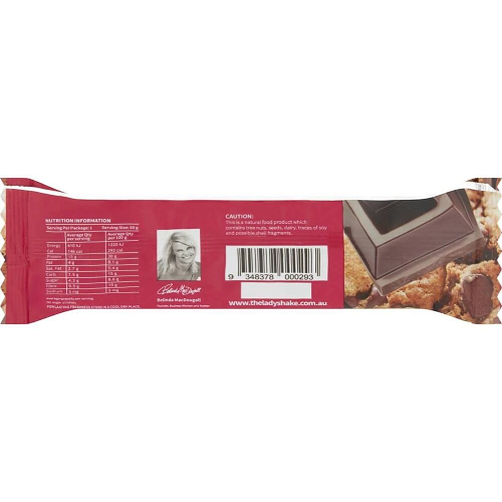 The Lady Shake Bar Chunky Choc 50g x 10