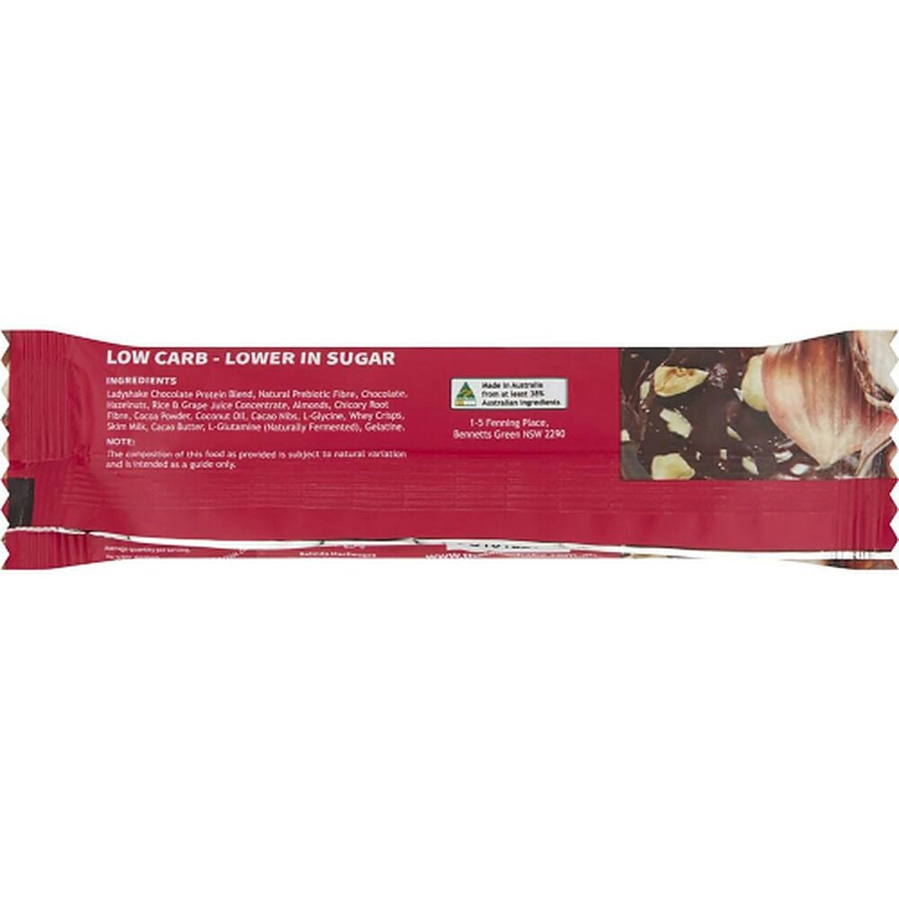 The Lady Shake Bar Choc Hazelnut 50g x 10