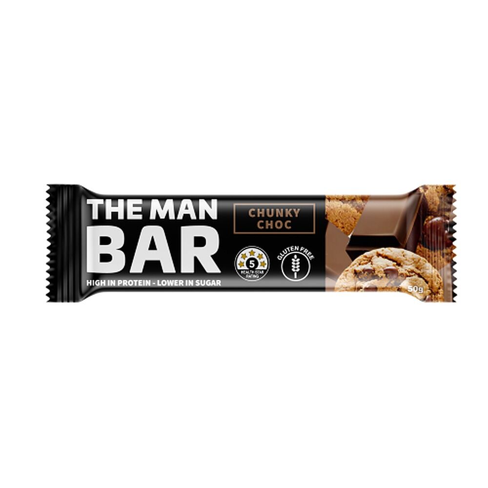 The Man Shake Bar Chunky Choc 50g x 10