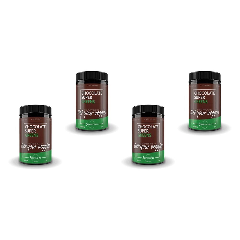 The Man Shake Chocolate Super Greens 270g Pack of 4