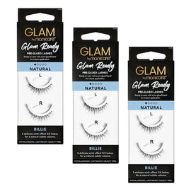 Glam by Manicare Billie Pre-Glued Lashes Pack of 3